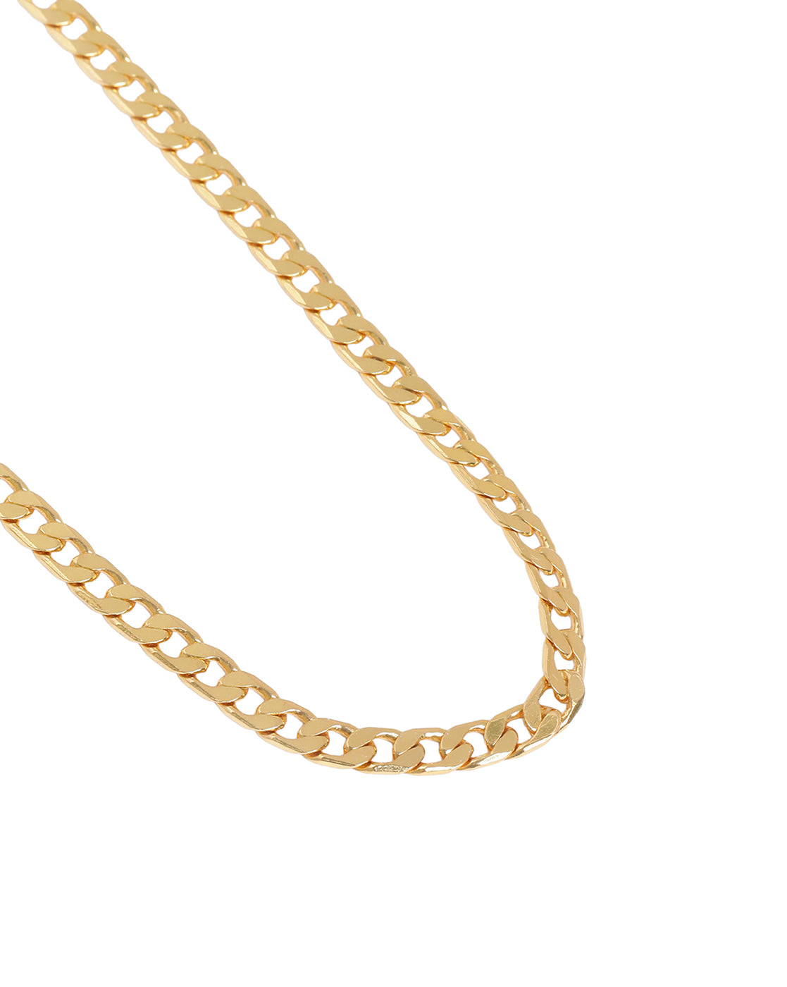 18KT Gold Plated Classic Curb Link Chain for Men