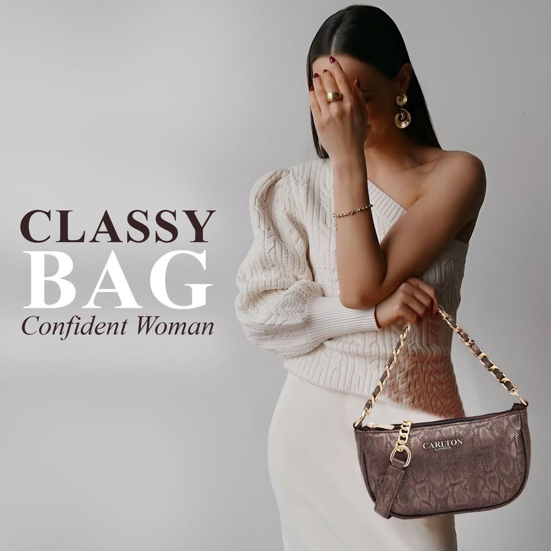 Carlton London Women Handbag - CLLP-1016 BROWN