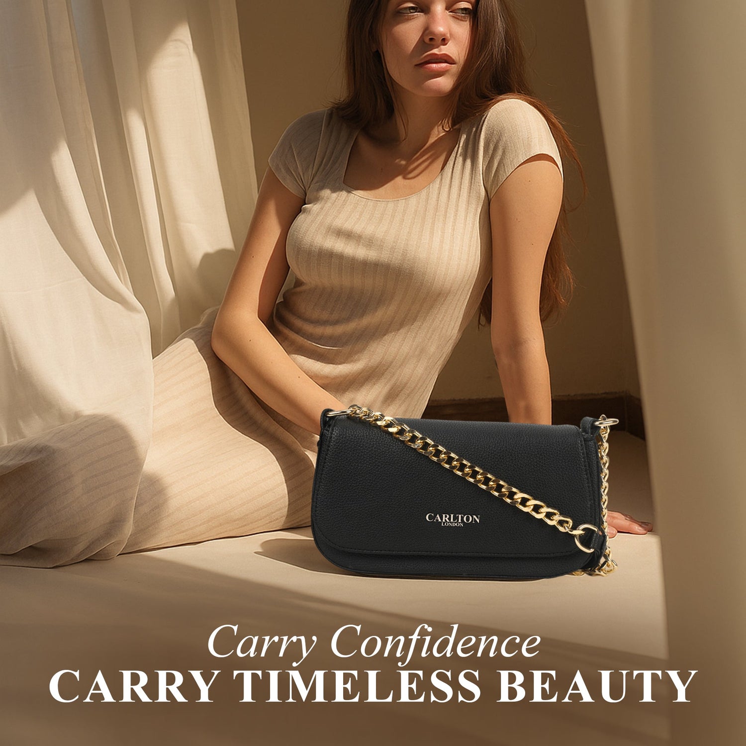 Carlton London Women Handbag - CLLP-912 BLACK