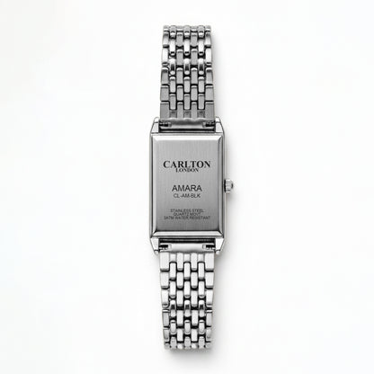 Carlton London Women Amara Black Analog Watch CL-AM-BLK