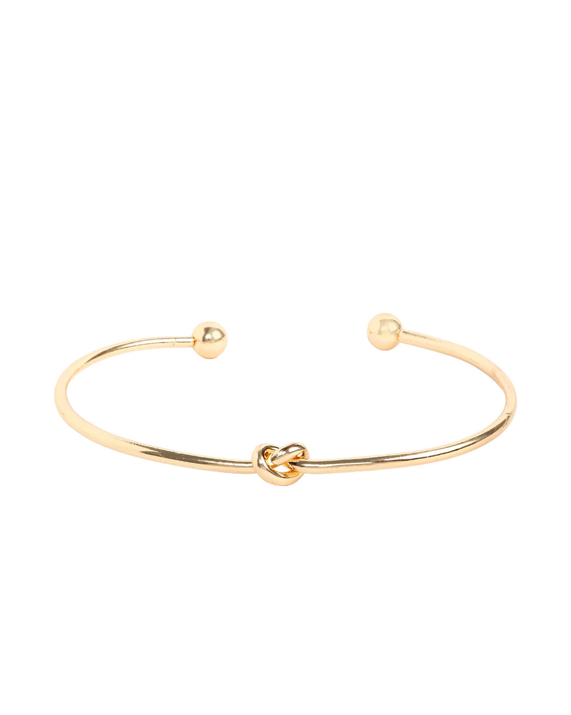 Set of 4 Rose Gold Plated CZ Studded- Knot- Cactus-Love-Stack Cuff Bracelet Multipack Set