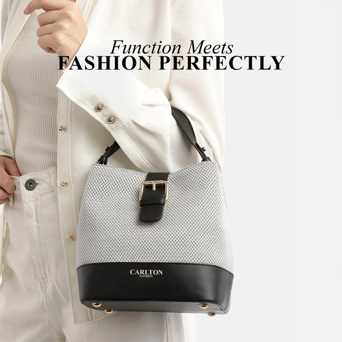 Carlton London Women Handbag - CLLP-946 BLACK