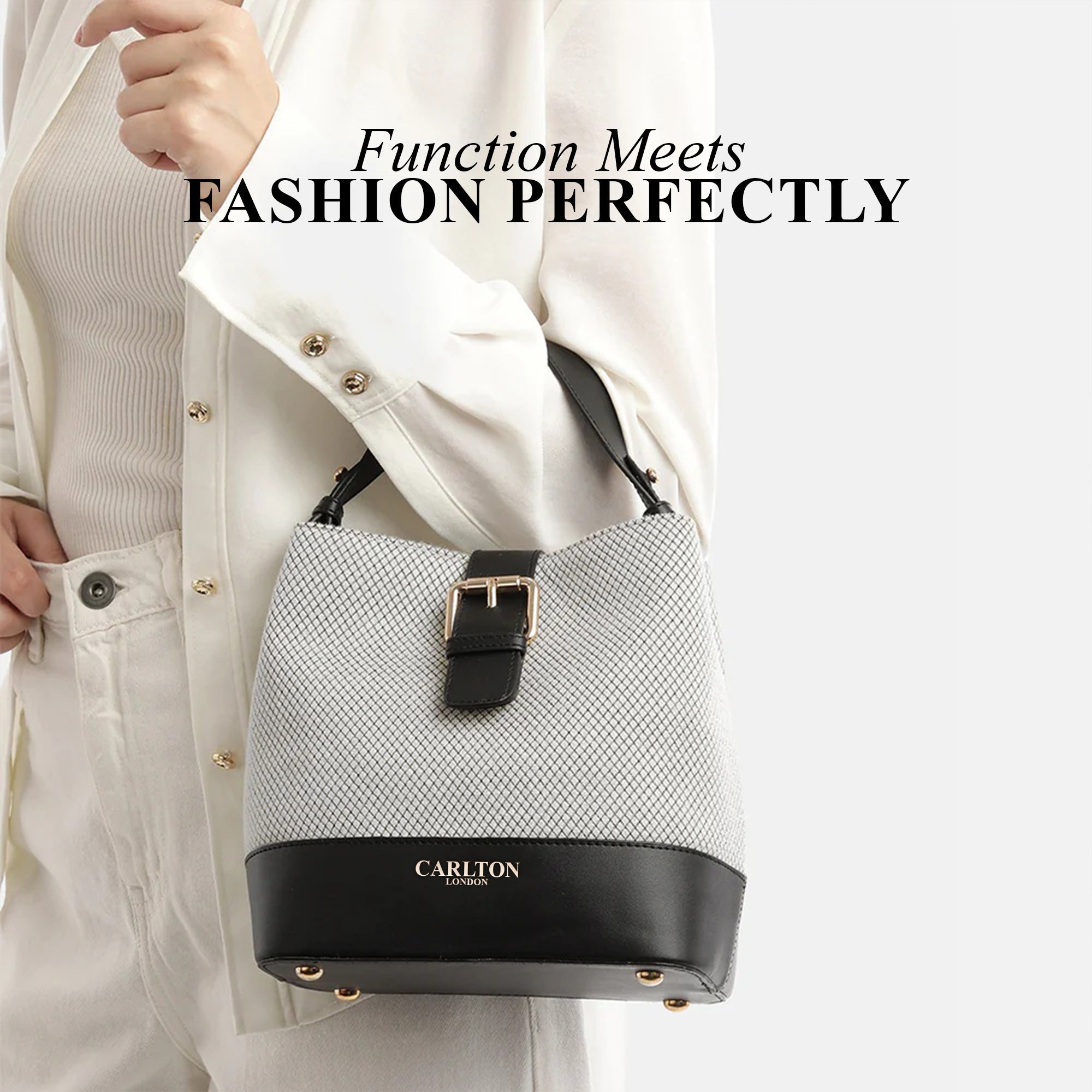 Carlton London Women Handbag - CLLP-946 BLACK