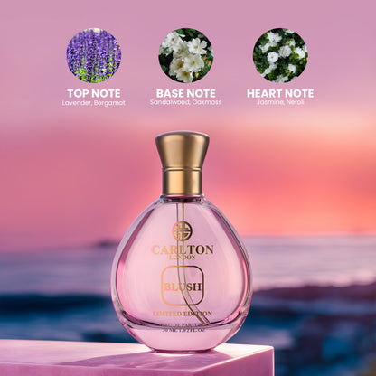 Gift Set of 2 - Harper Gold Watch and Blush Perfume 30ml - CLPLG122