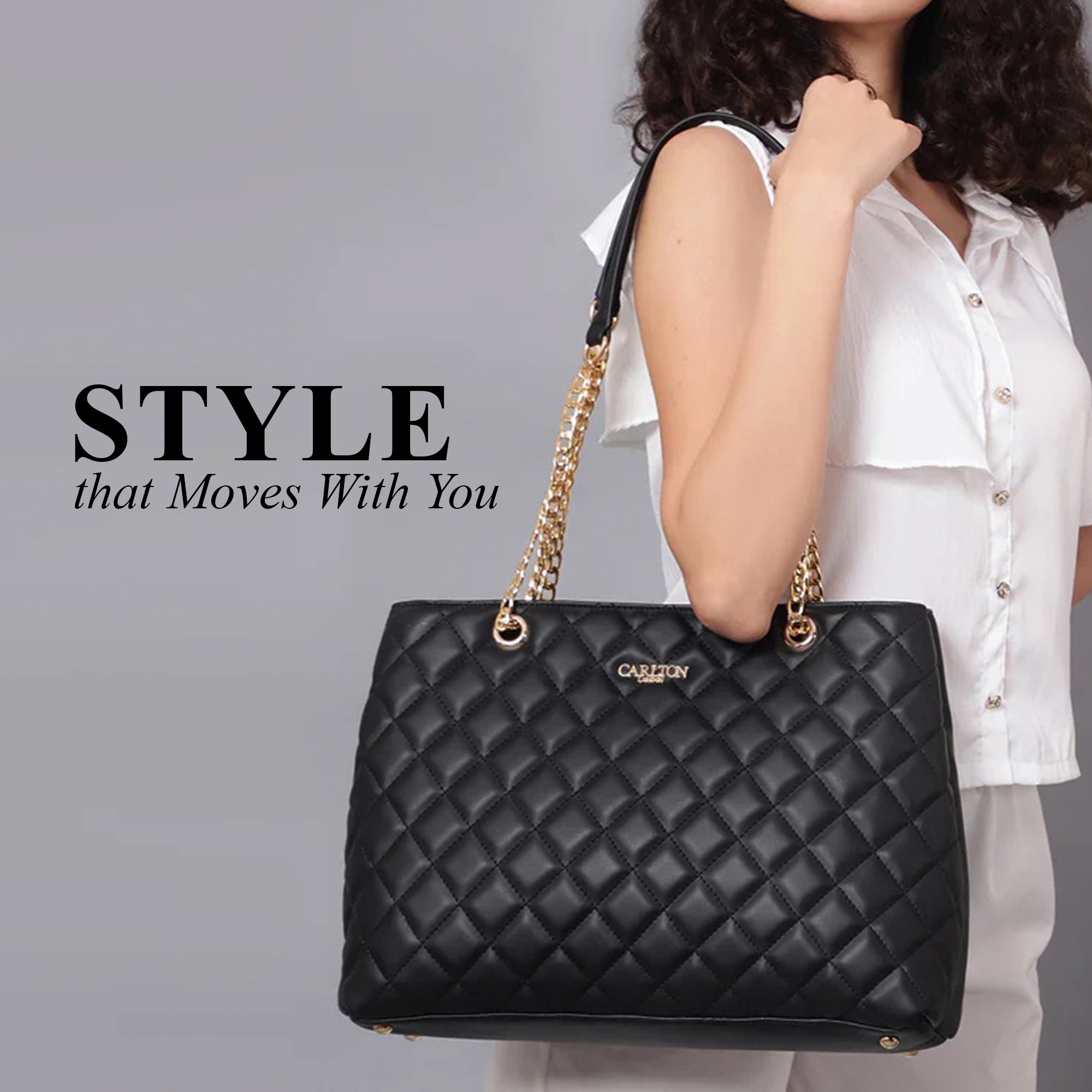 Carlton London Women Handbag - CLLP-960 BLACK