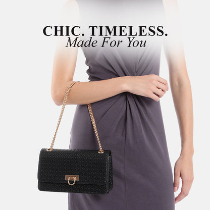 Carlton London Women Handbag - CLLP-1011 BLACK