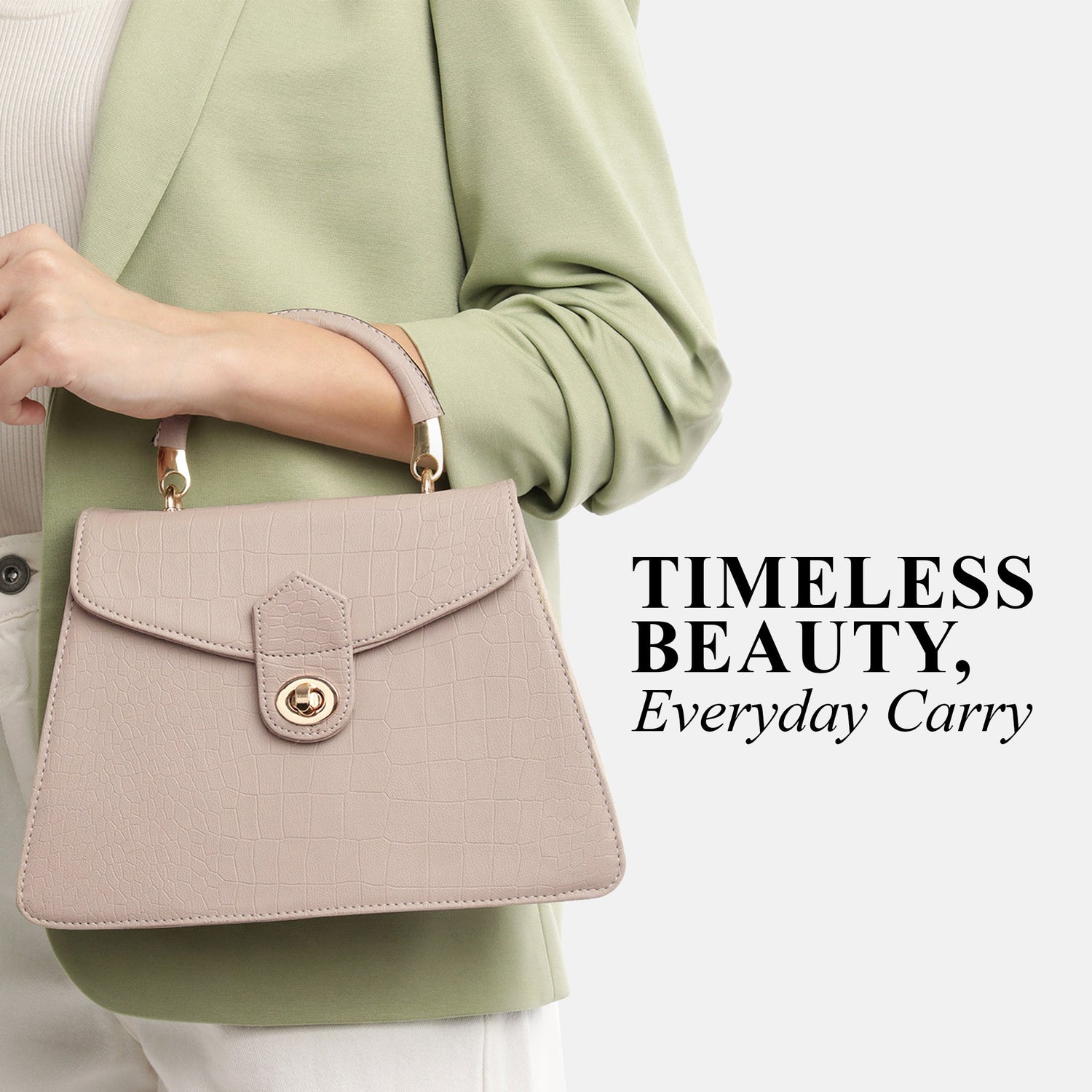 Carlton London Women Handbag - CLLP-907 CREAM_