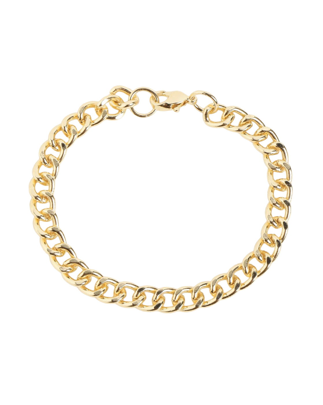 Men Gold Plated Cuban Link Bracelet