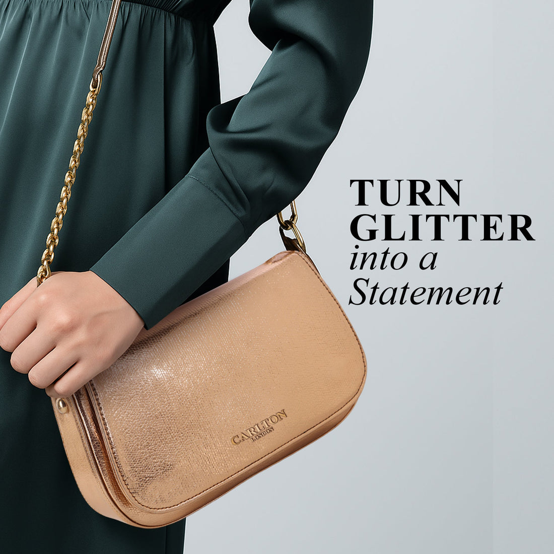 Carlton London Women Handbag - CLLP-912 ROSE GOLD