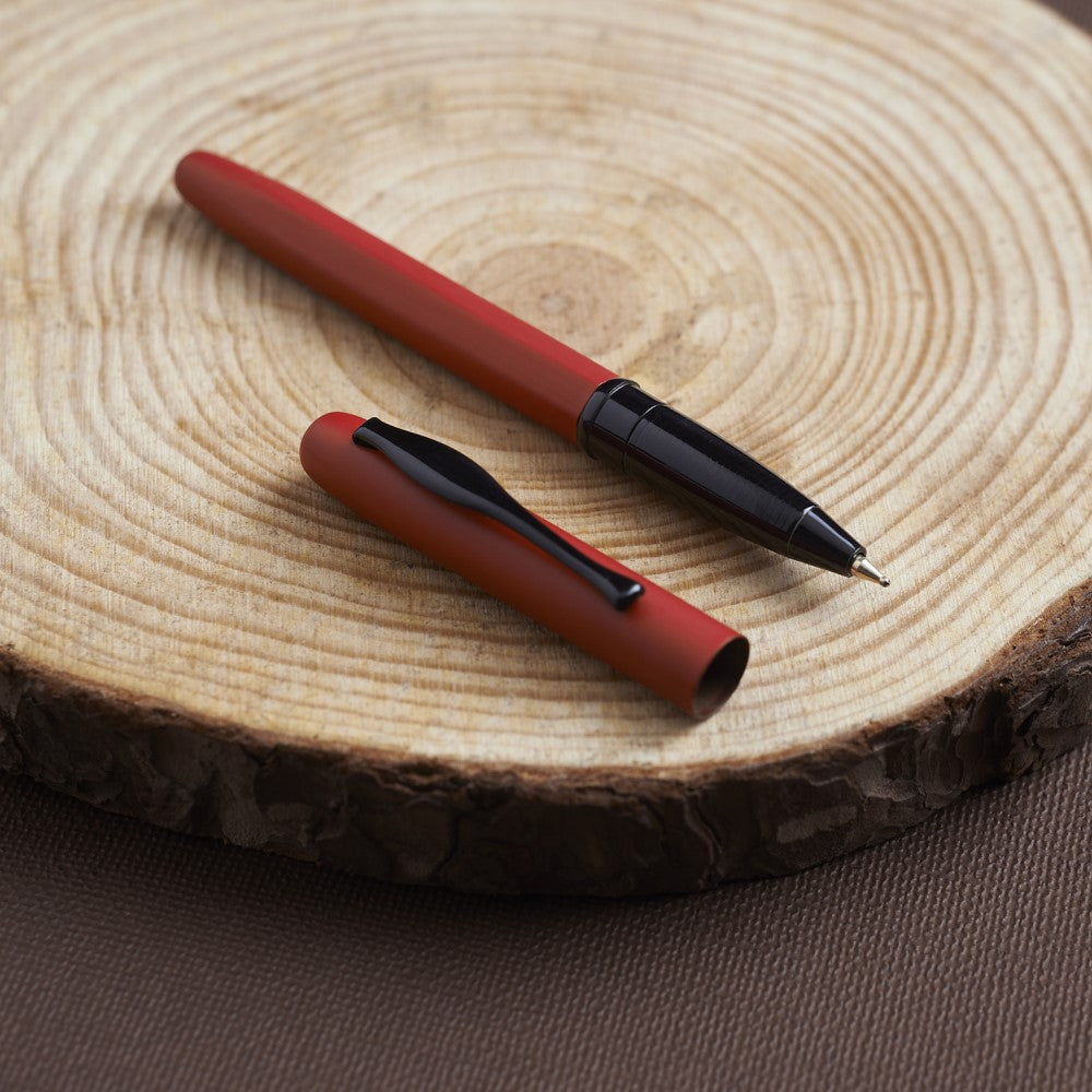 Carlton London Red Mini Magnet Pen with Elegant Design and Secure Magnetic Closure