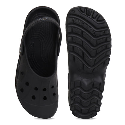 Men Perforated Slip On Clogs with Back Strap