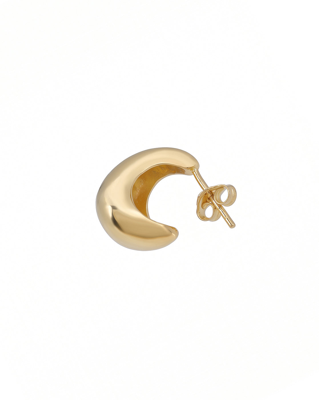 18kt Gold Plated Bold Teardrop Hoop Earring