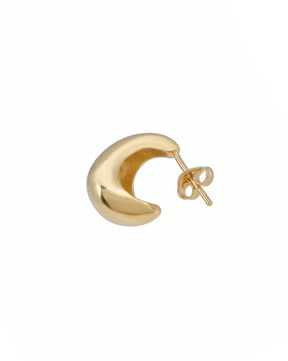 18kt Gold Plated Bold Teardrop Hoop Earring