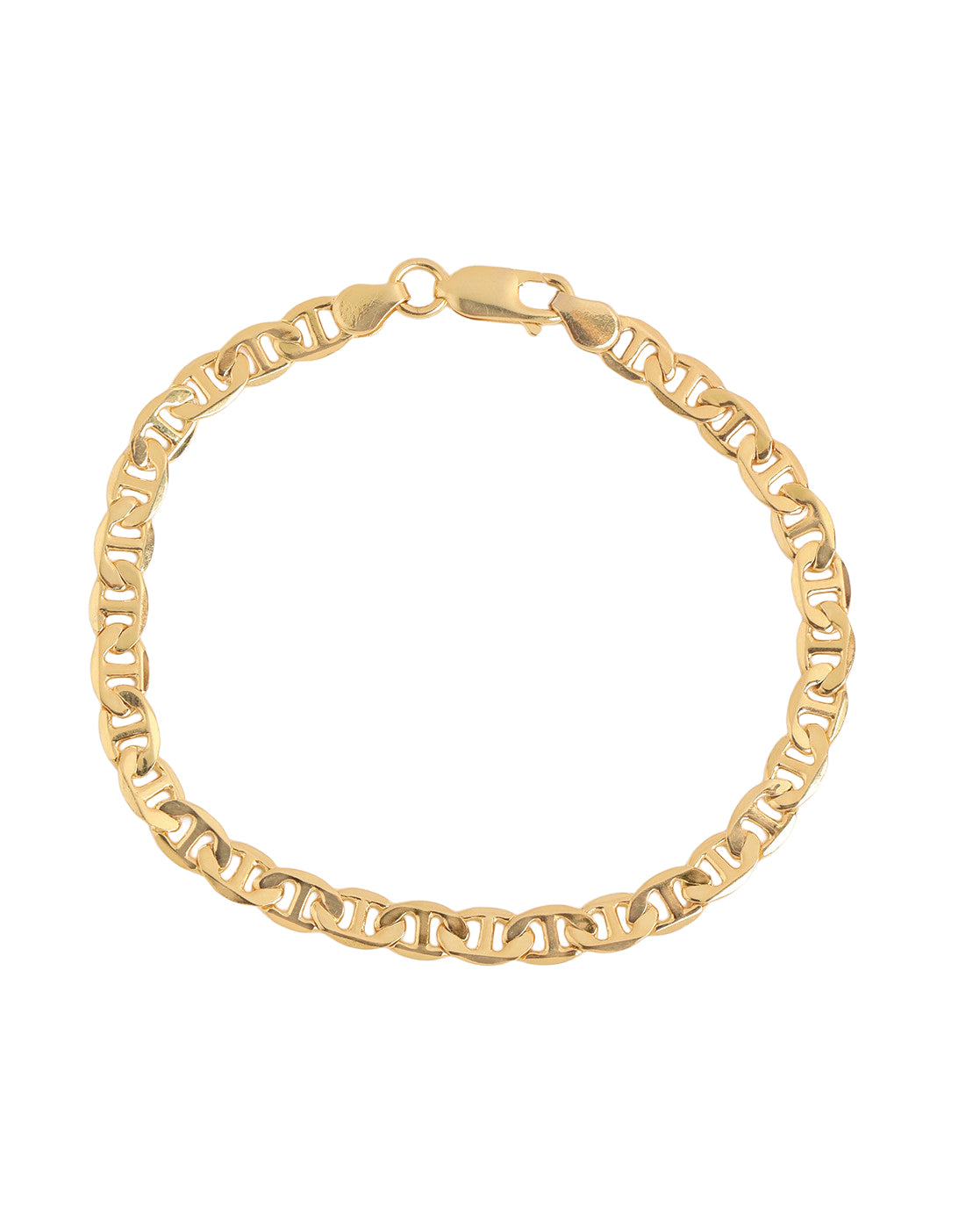 Men 18kt Gold Plated Marina Chain Link Bracelet
