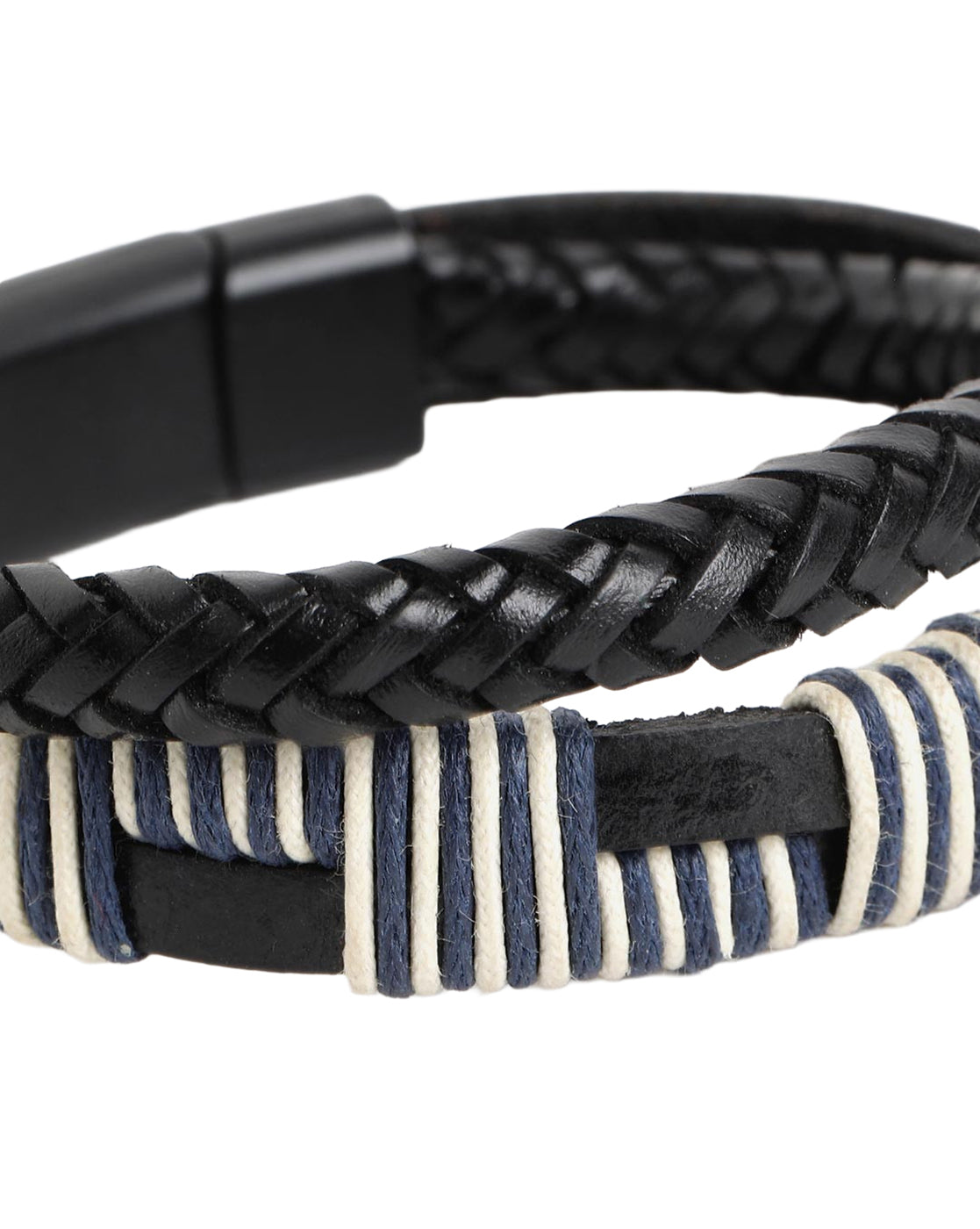 Men Multistrand Bohemian Leather Bracelet