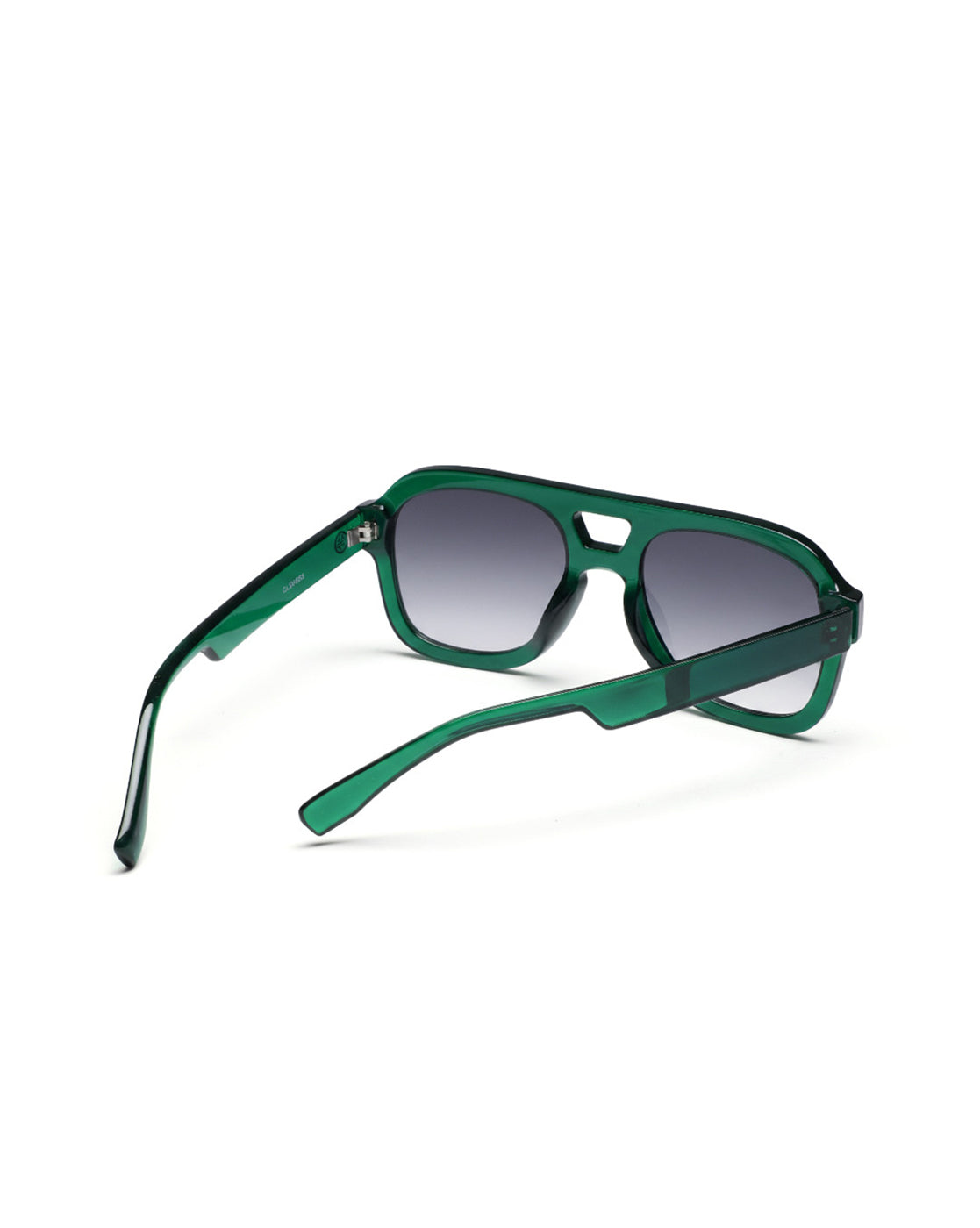 Men Green Toned Grey UV Protected Lens Aviator Sunglasses