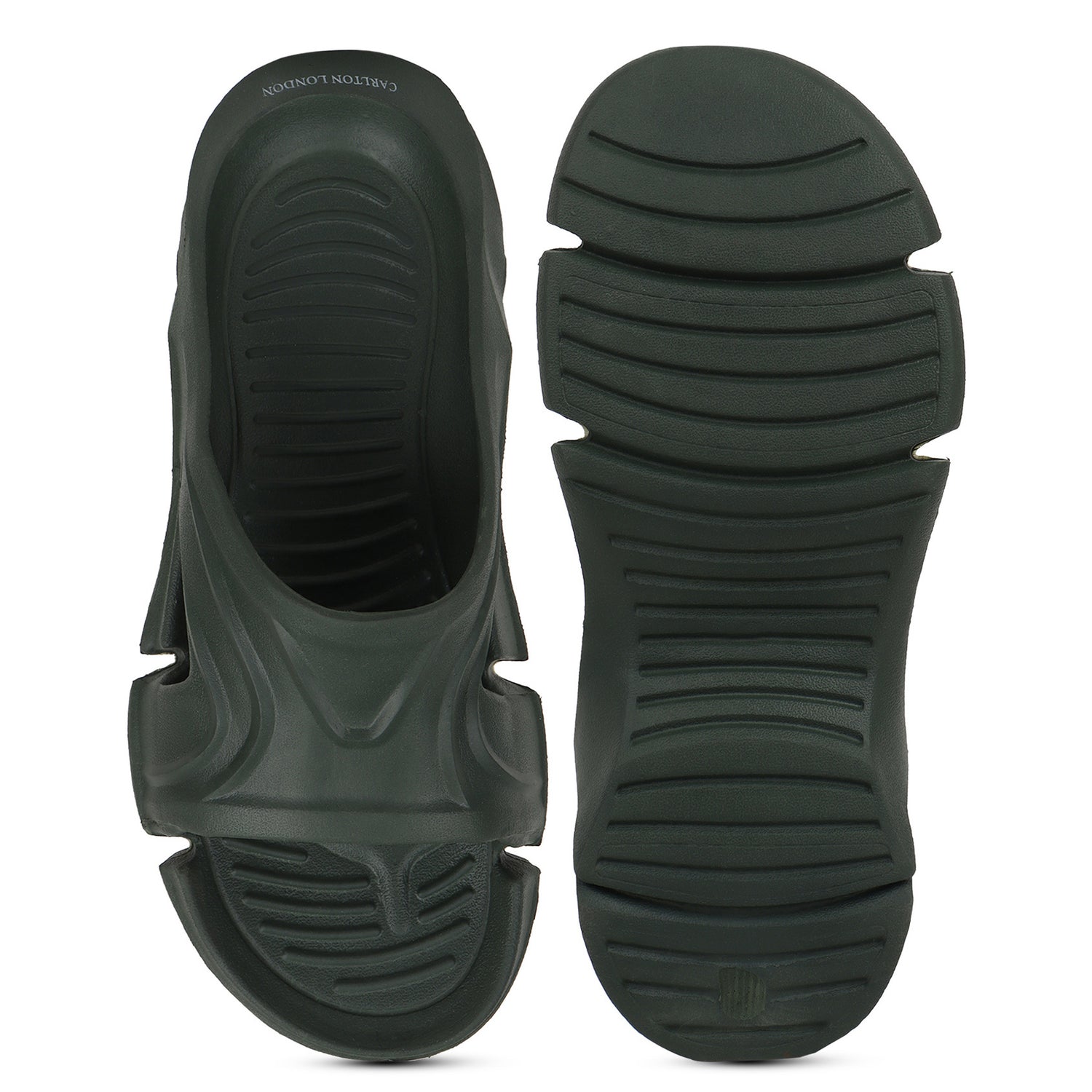 Men Sculpted Contoured Comfort Slides