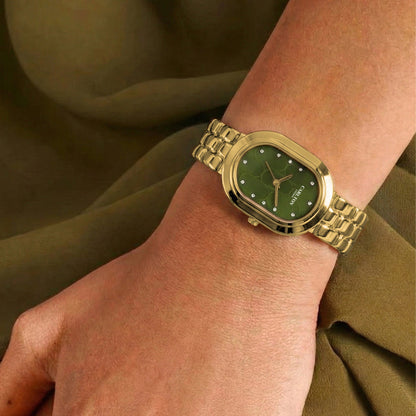 Carlton London Women Cecil Analog Watch CL-CEC-OG