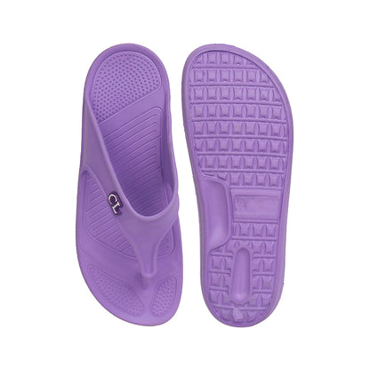 Women Fuchsia Comfortable Wedge Flip Flops