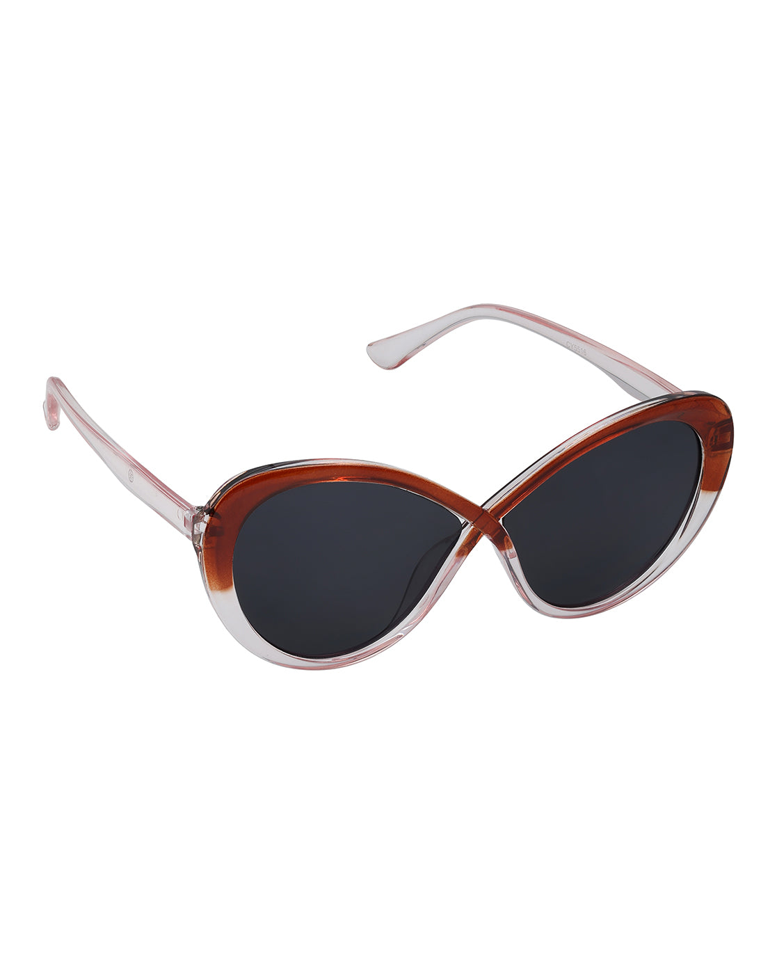 Women Dual Toned UV Protected Black Lens Oversized Sunglasses