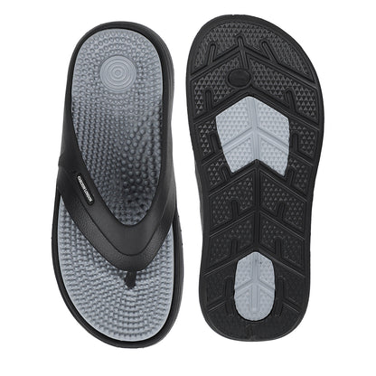 Men Acupressure Footbed Thong Sandals