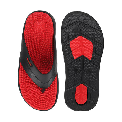 Men Acupressure Footbed Thong Sandals