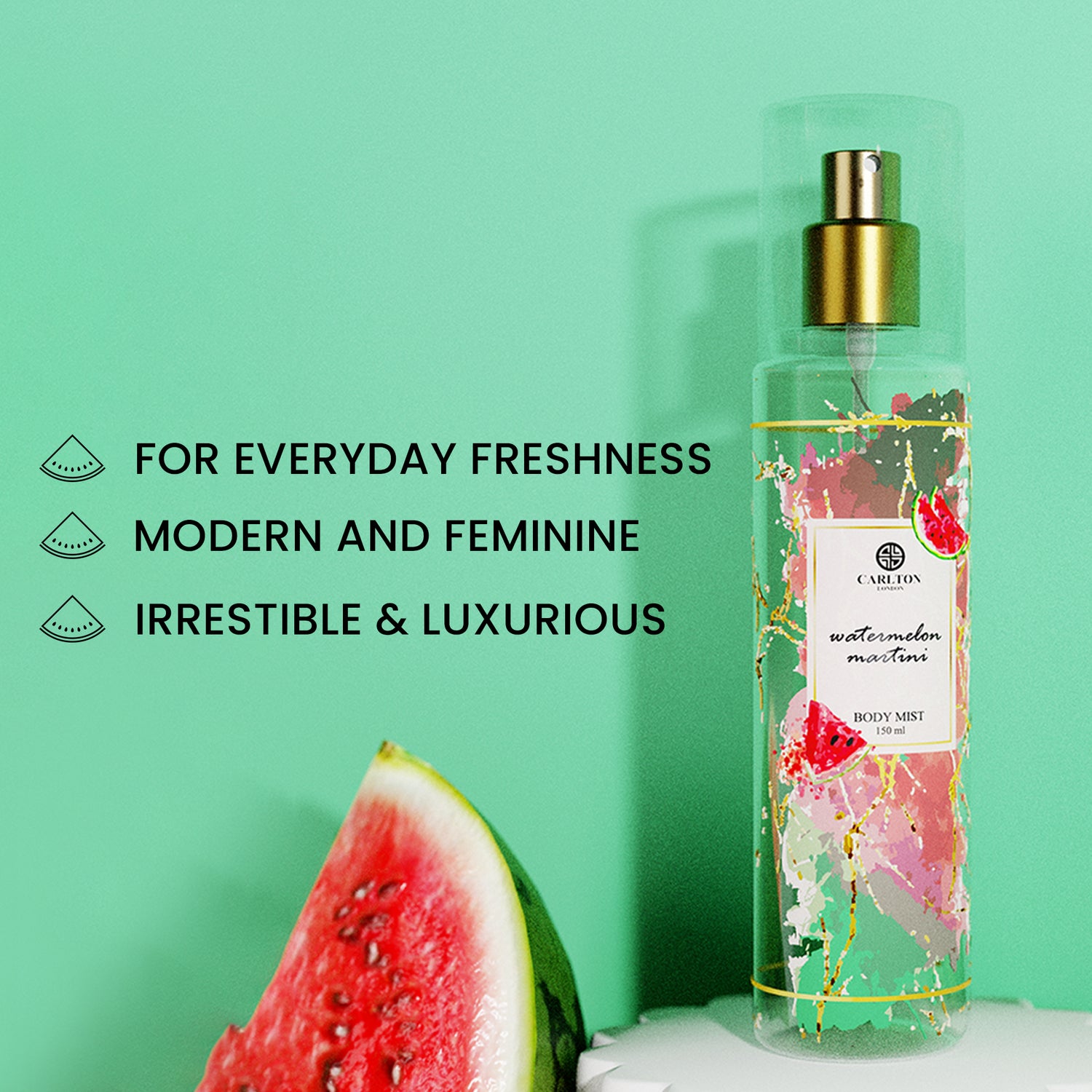 Lychee Watermelon Velvet Body Mist Combo Pack Of 3 - 150Ml Each