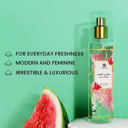 Lychee Watermelon Velvet Body Mist Combo Pack Of 3 - 150Ml Each