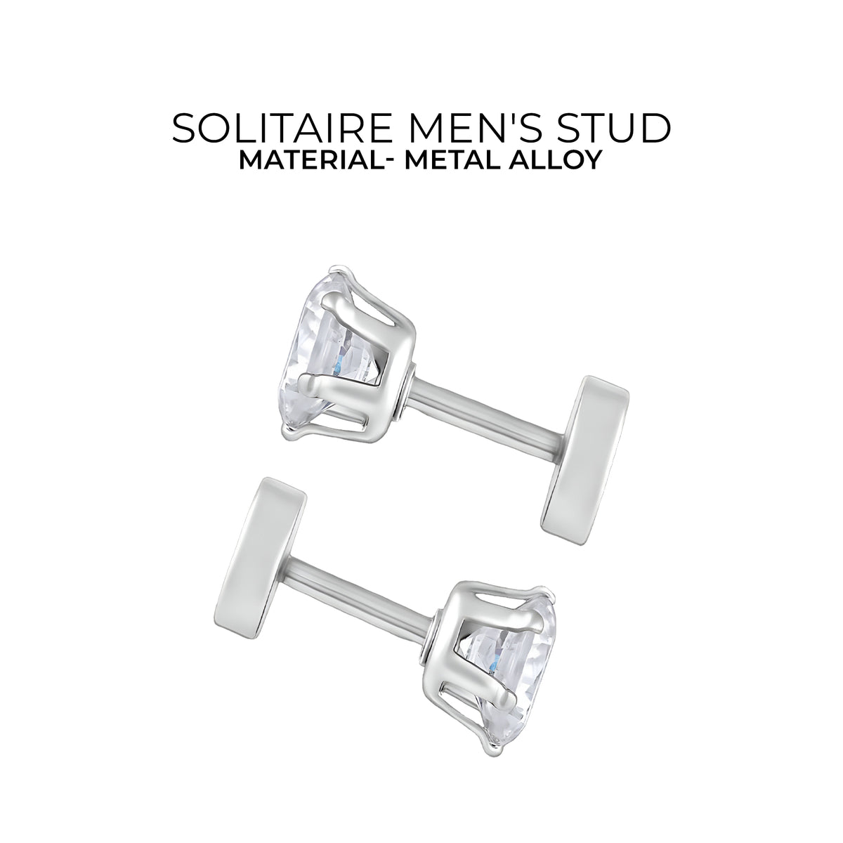 Men Solitaire Premium Stud - CLJW-25