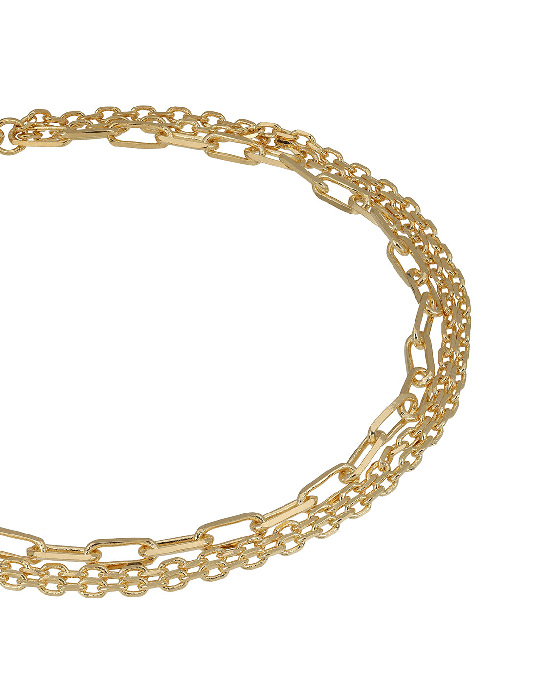18kt Gold Plated Multi Layered Bracelet