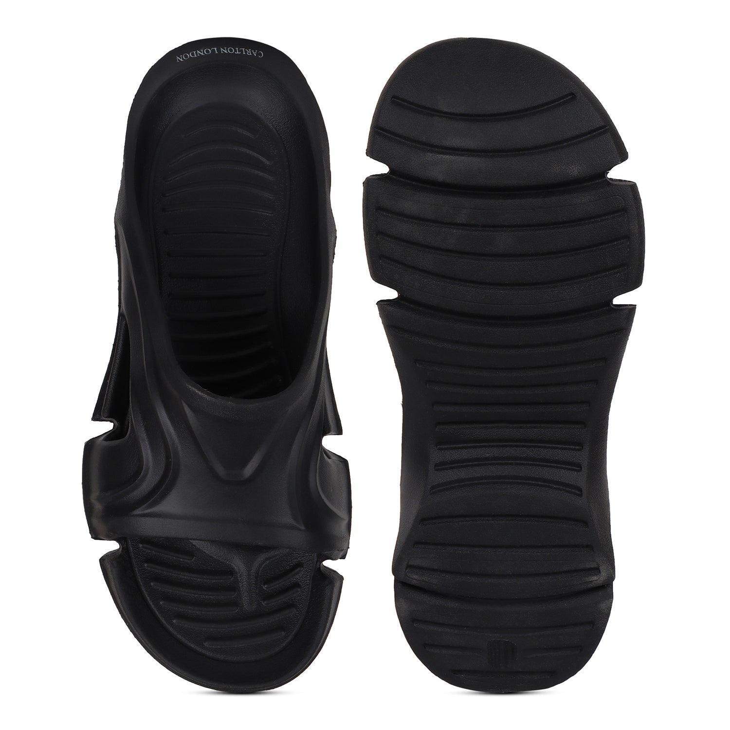 Men Sculpted Contoured Comfort Slides