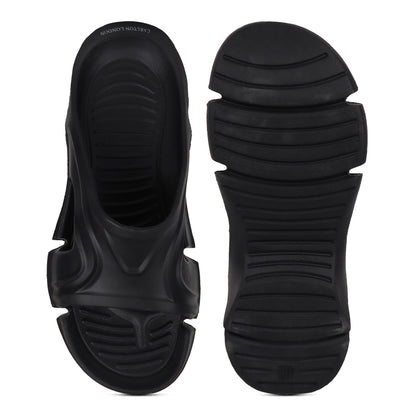 Men Sculpted Contoured Comfort Slides