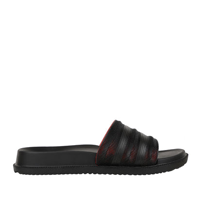 Men Textured Comfort Slip On Slider