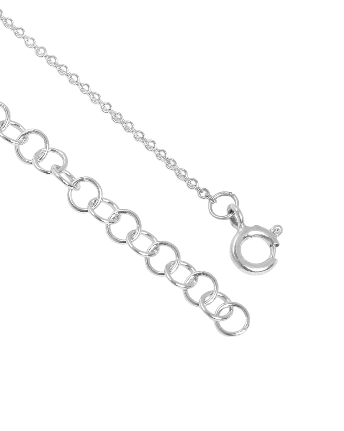 Men Rhodium Plated with CZ  and Accent Stone Enamel Pendant and Chain