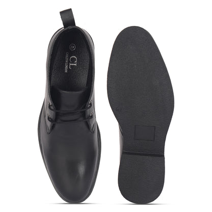 Formal Lace-Up Ankle Boot for Men