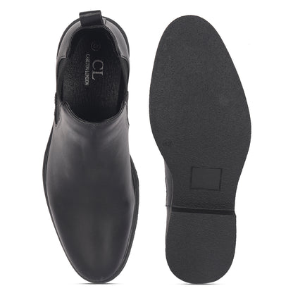 Classic Slip-On Ankle Chelsea Boots for Men