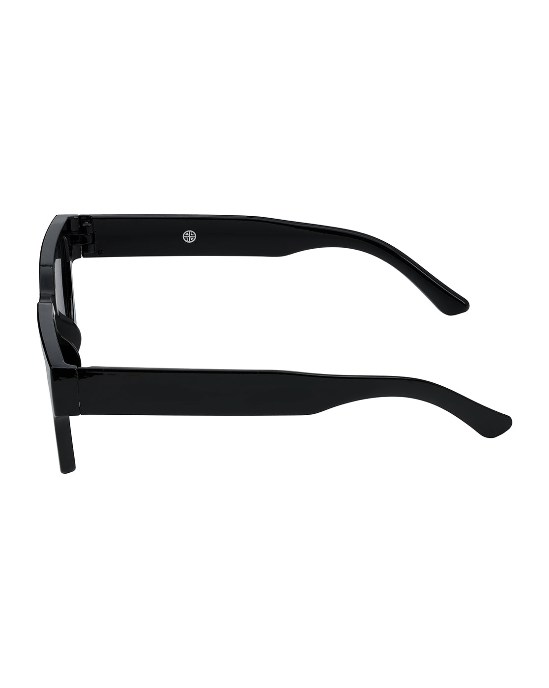 Women Black Toned UV Protected Black Lens Wayfarer Sunglasses