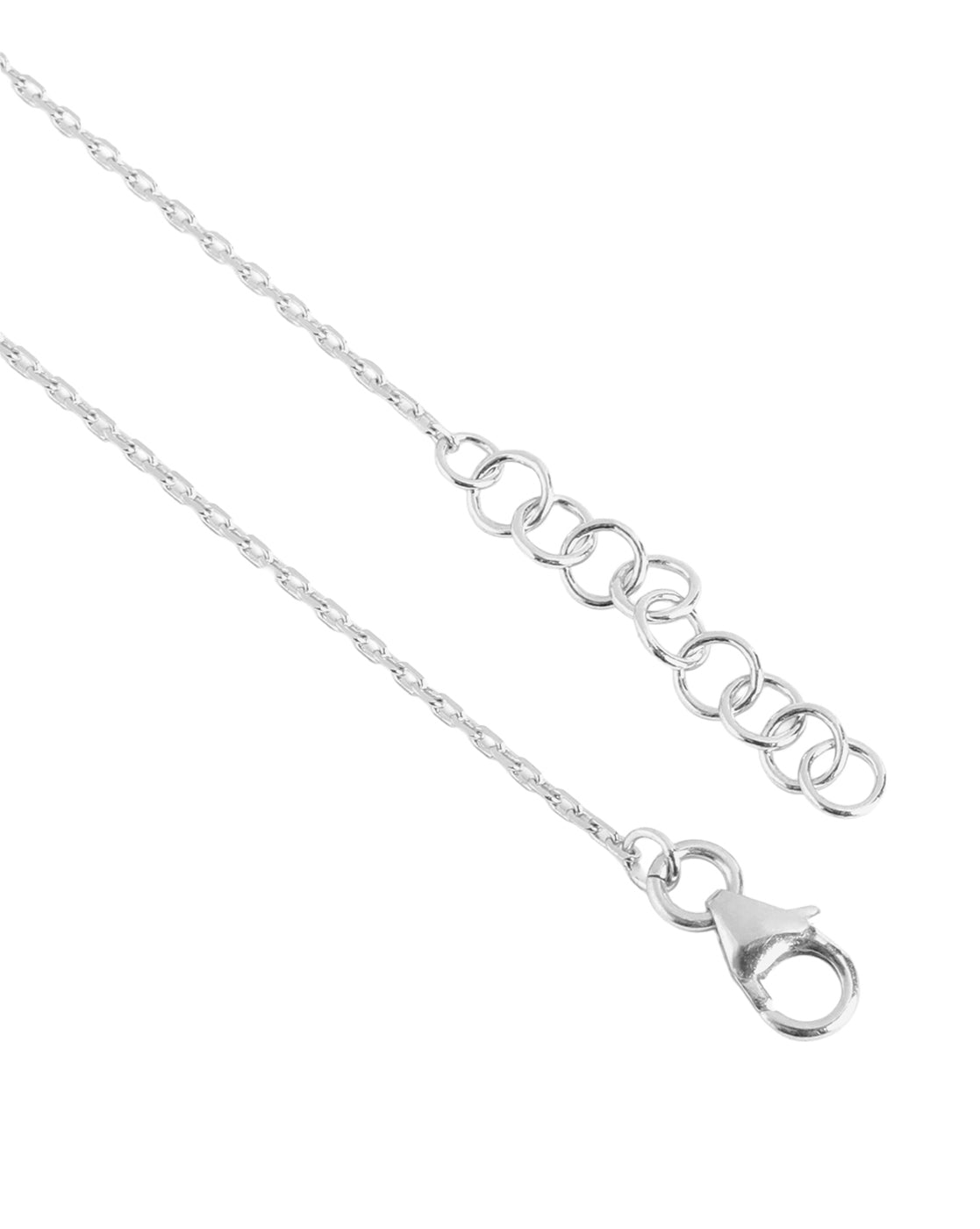 Rhodium Plated with Citrine-Yellow Baguette CZ and Lavender Round CZ Minimalistic Charm Adjustable Bracelet