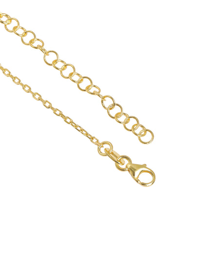 Men 18kt Gold Plated Engrave Taurus Pendant and Chain