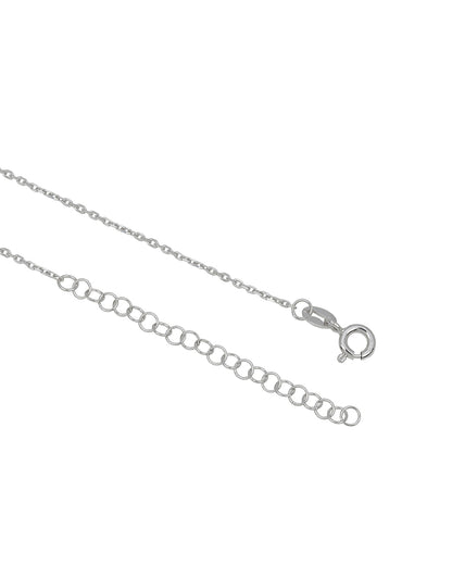 925 Sterling Silver Rhodium Plated Infinity “I Love You” Mom Necklace