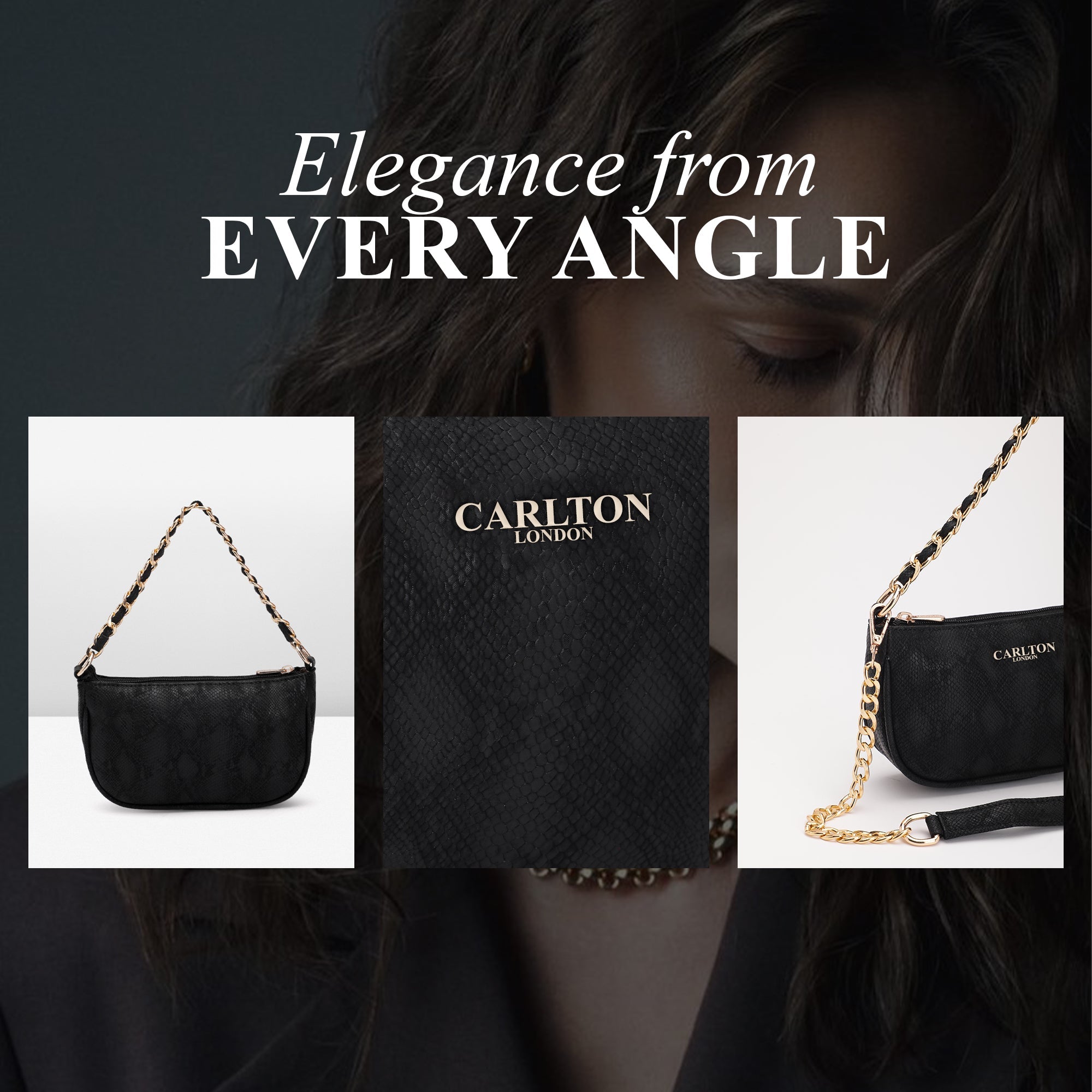 Carlton London Women Handbag - CLLP-1016 BLACK