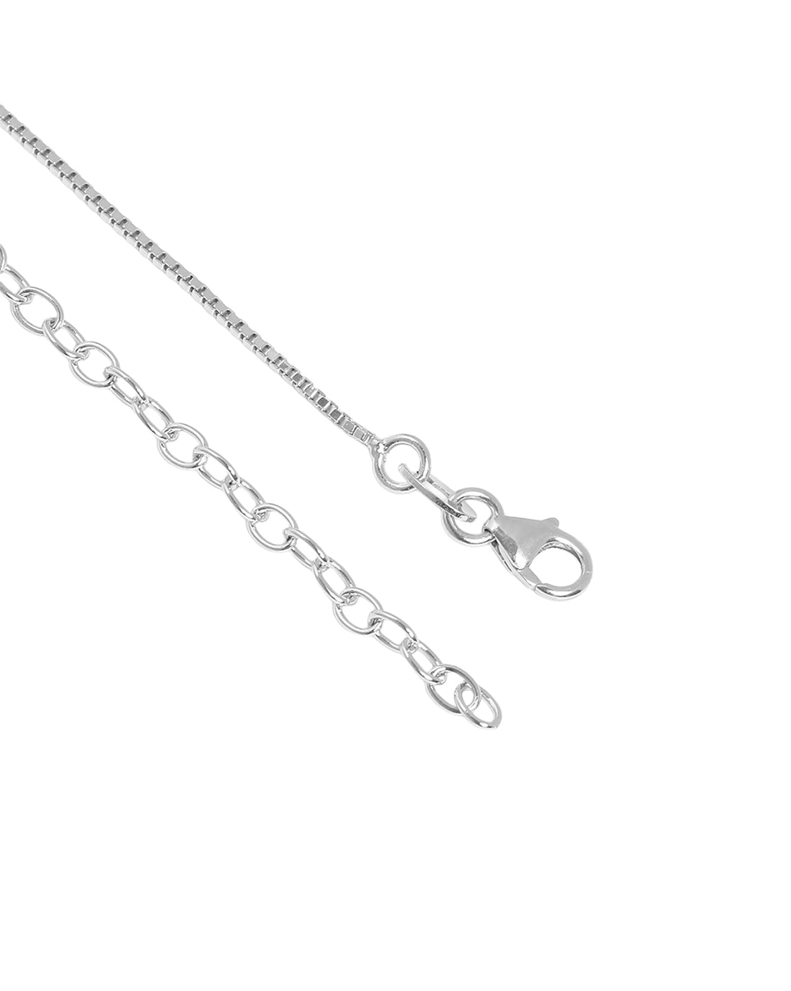 Rhodium Plated  Lightning Pendant for Men