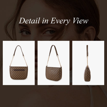 Carlton London Women Handbag - CLLP-903 DARK BROWN