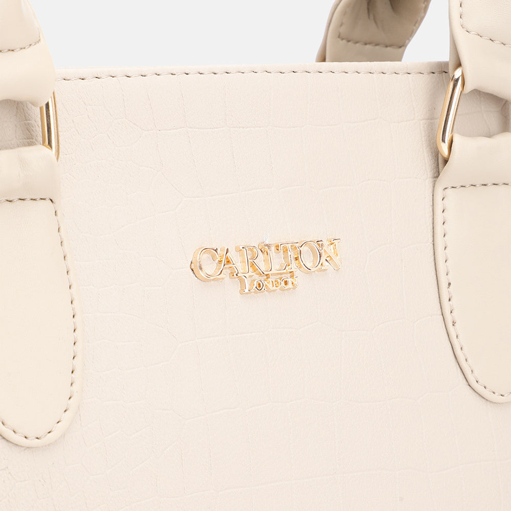 Carlton London Women Handbag - CLLP-828 Cream