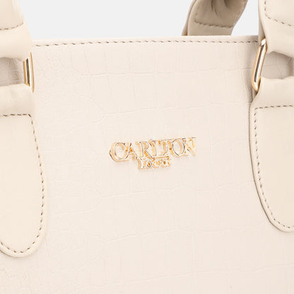 Carlton London Women Handbag - CLLP-828 Cream