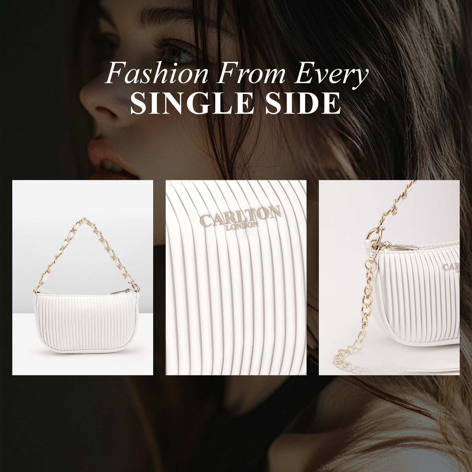 Carlton London Women Handbag - CLLP-1073 White