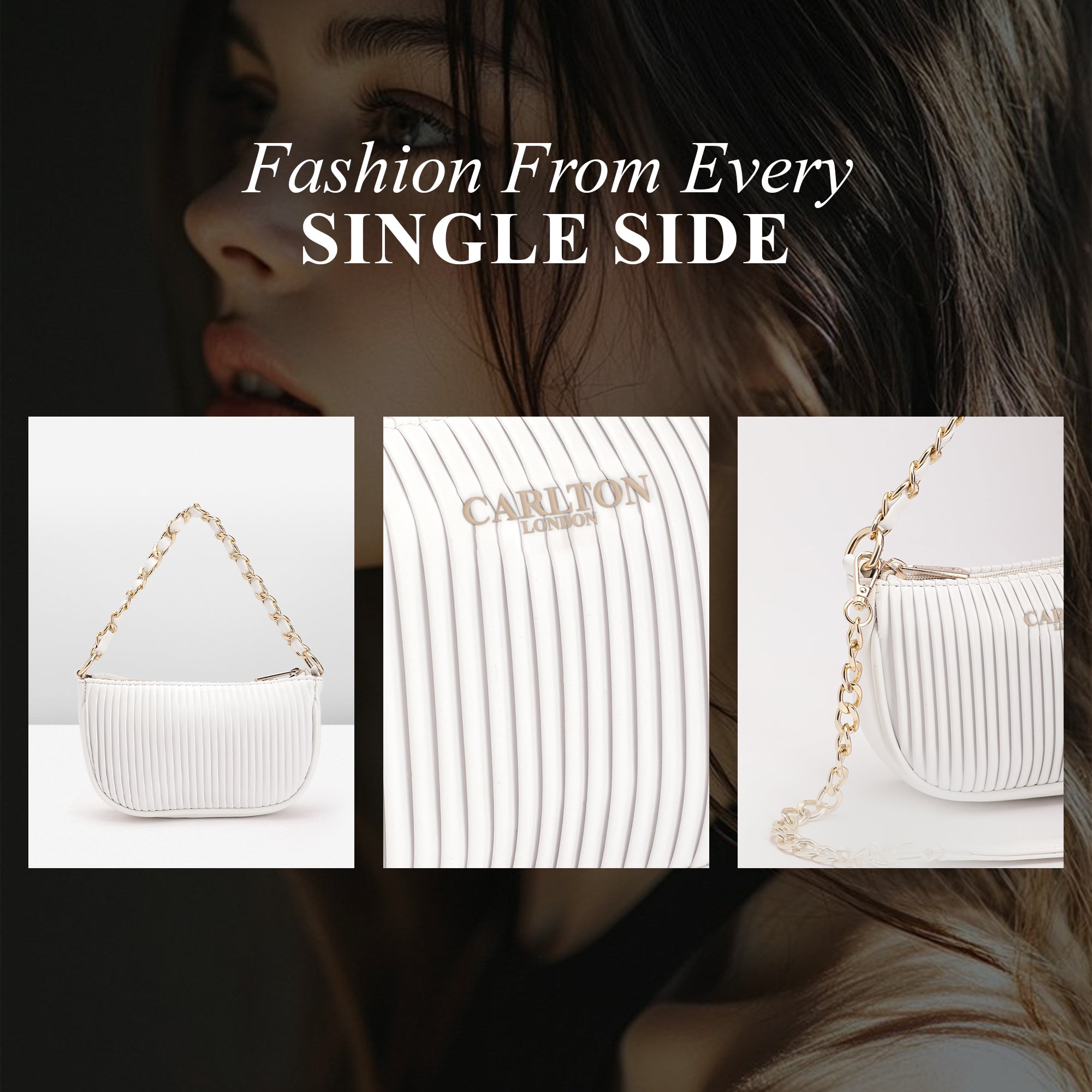 Carlton London Women Handbag - CLLP-1073 White