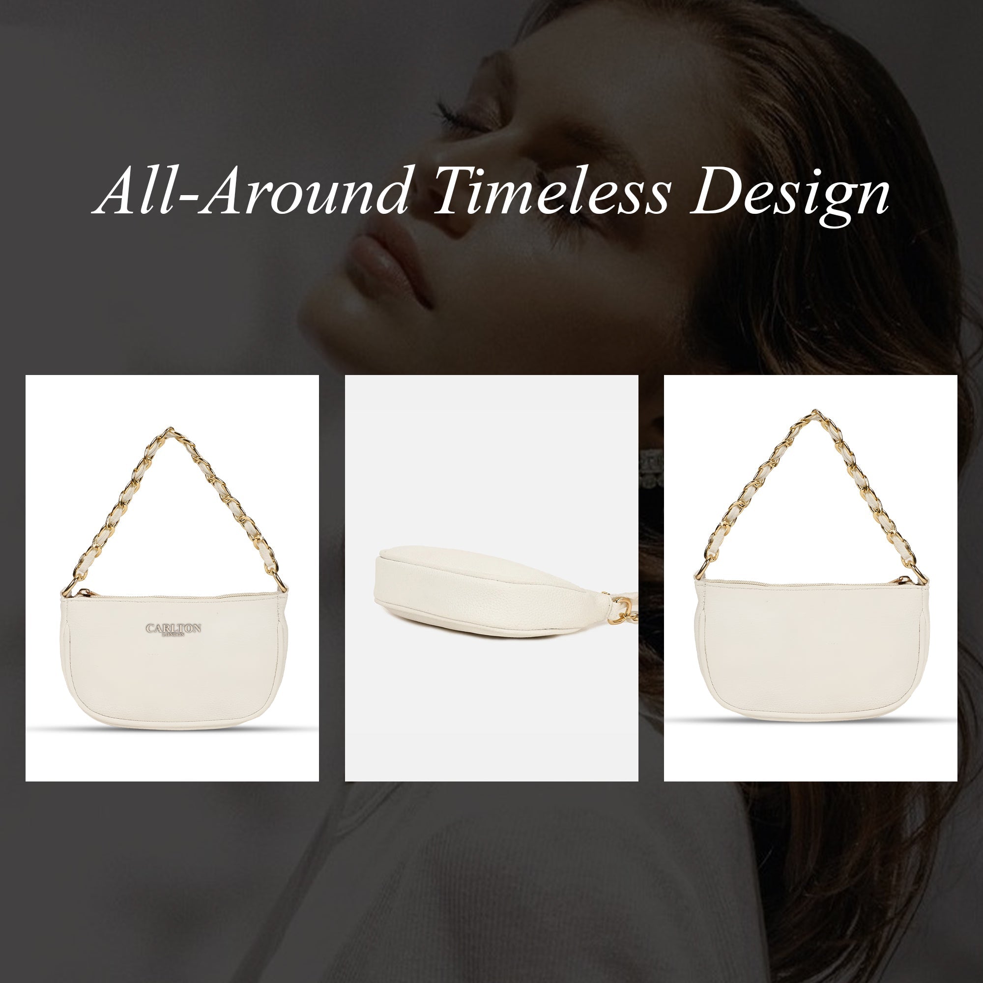 Carlton London Women Handbag - CLLP-905 WHITE