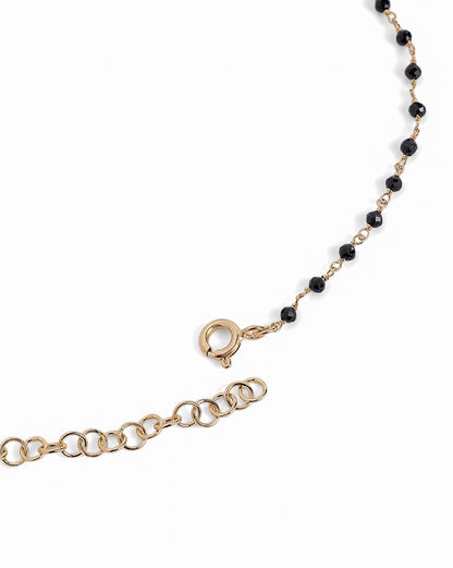 18kt Gold Plated CZ Studded Floral Mangalsutra