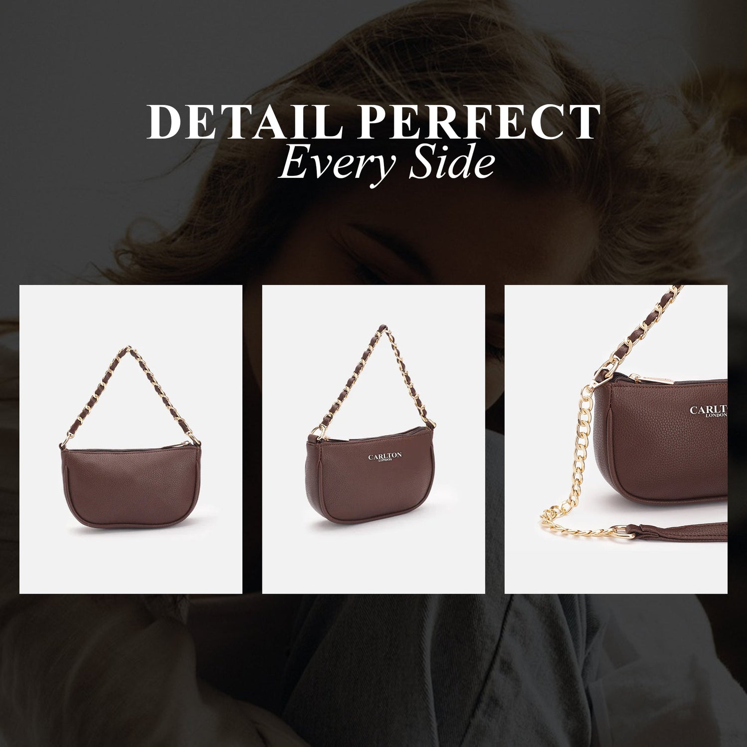 Carlton London Women Handbag - CLLP-905 BROWN